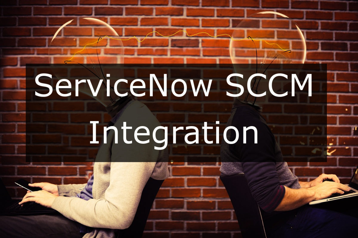 sccm servicenow