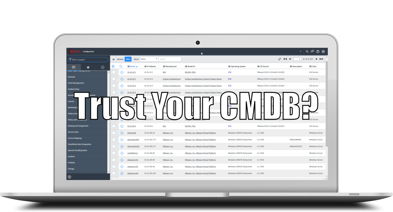 ServiceNow CMDB Assessment Case Study ConfigureTek